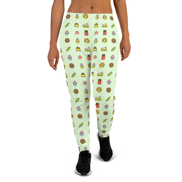 Life Begins at Confection - Women's Light Green Jogger Pants