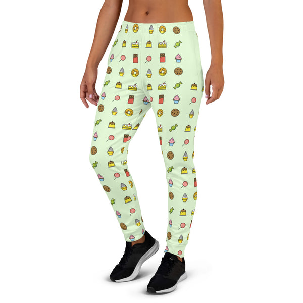 Life Begins at Confection - Women's Light Green Jogger Pants