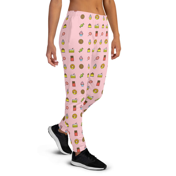 Life Begins at Confection - Women's Pink Jogger Pants