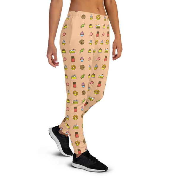 Life Begins at Confection - Women's Peach Jogger Pants