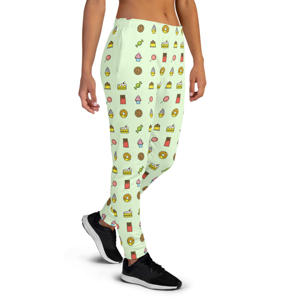 Life Begins at Confection - Women's Light Green Jogger Pants