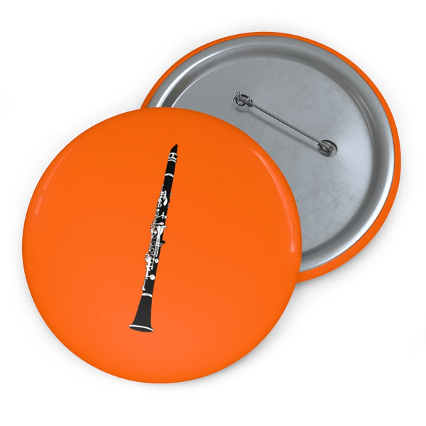 Clarinet - Orange Pin Buttons