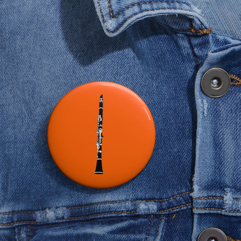 Clarinet - Orange Pin Buttons