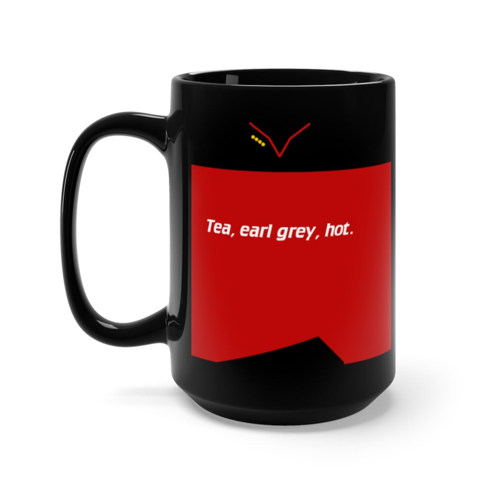 Tea, earl grey, hot - 15oz Mug - Black