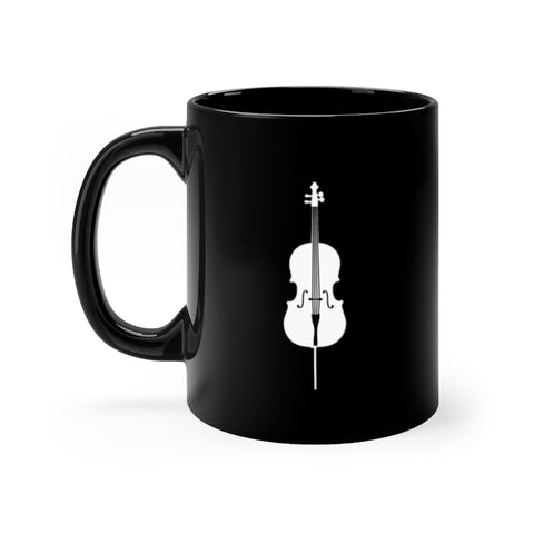 Cello Silhouette - Black 11oz mug