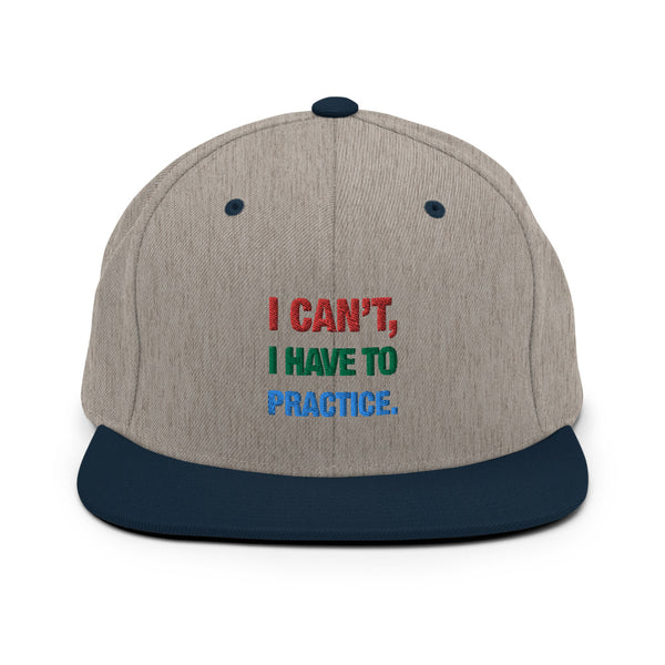 icantihavetopractice - Baseball Cap