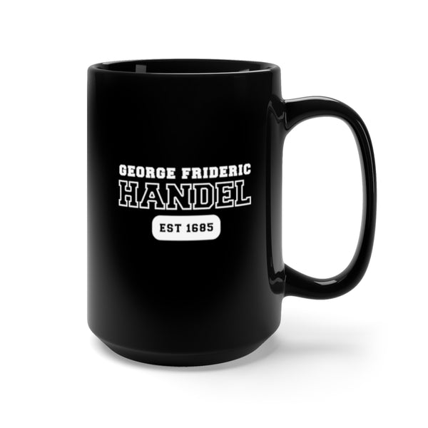 George Frideric Handel - US College Style 15oz Mug - Black