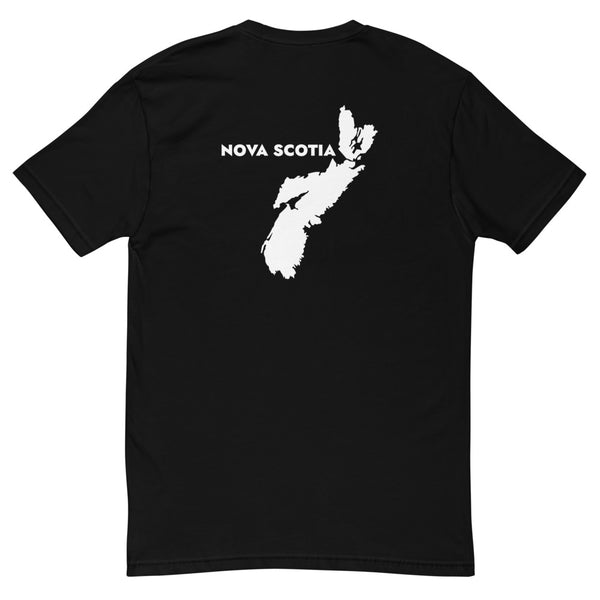 Nova Skosha (Map Back) - Men's Short Sleeve T-shirt