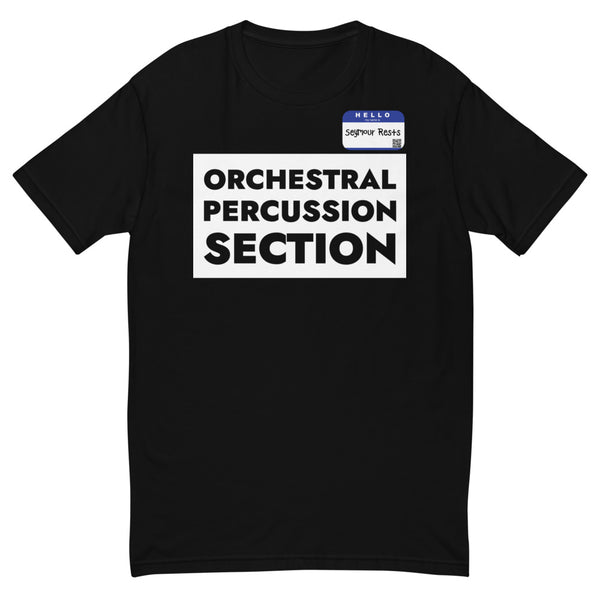Seymour Rests - Orchestral Percussion Section - Short Sleeve T-shirt