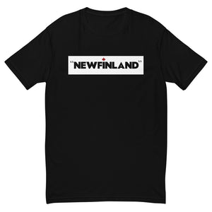 Newfinland - Men's Short Sleeve T-shirt (Maple Leaf Back)