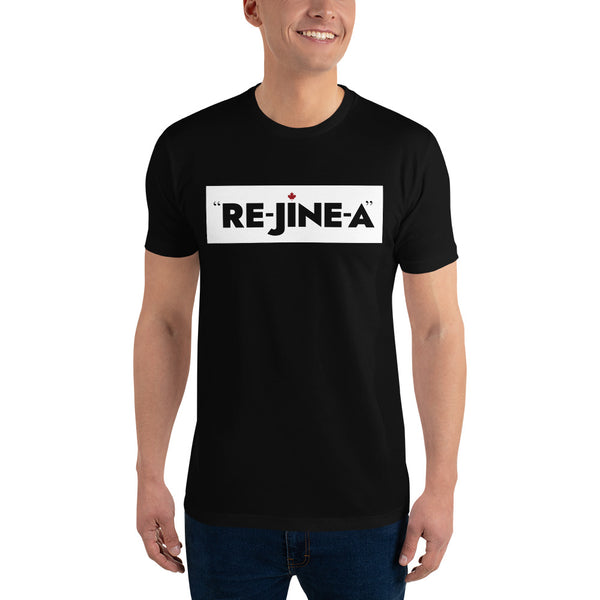 Re-jine-a (Maple Leaf Back) - Men's Short Sleeve T-shirt
