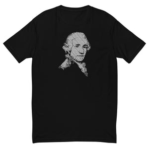 Franz Joseph Haydn - Tiny Text Portrait - Men's Short Sleeve T-shirt