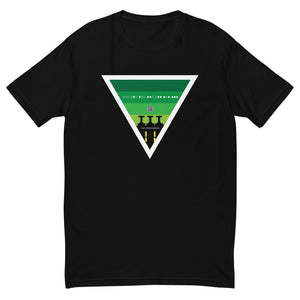 ICIH2P - Brass Valves - Green Triangle - Men's Short Sleeve T-shirt