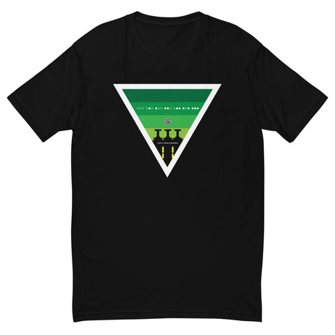 ICIH2P - Brass Valves - Green Triangle - Men's Short Sleeve T-shirt