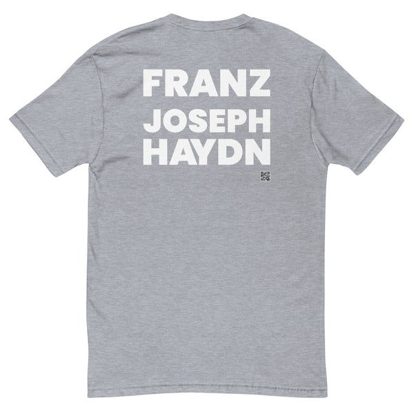 Franz Joseph Haydn - Tiny Text Portrait - Men's Short Sleeve T-shirt