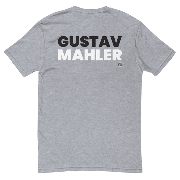 Gustav Mahler - Tiny Text Portrait - Men's Short Sleeve T-shirt