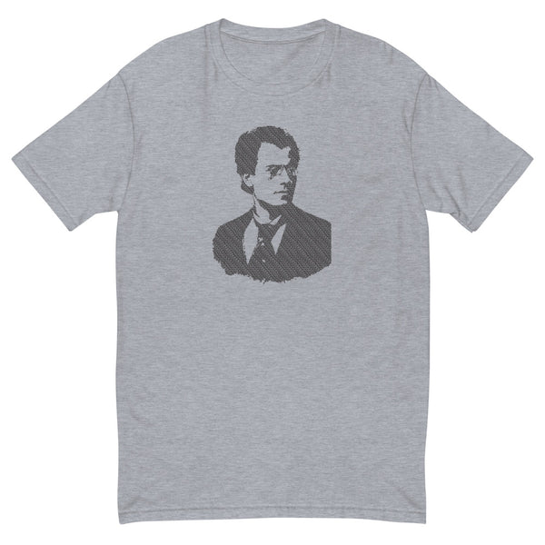 Gustav Mahler - Tiny Text Portrait - Men's Short Sleeve T-shirt