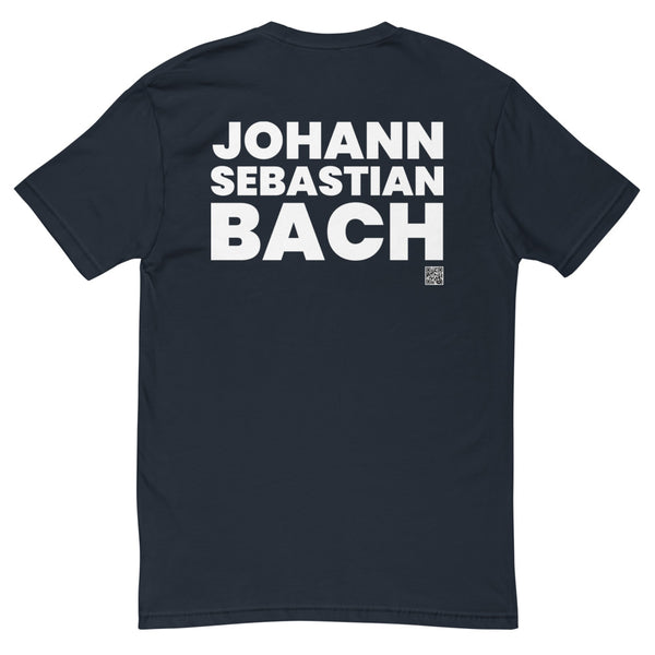 Johann Sebastian Bach - Tiny Text Portrait - Men's Short Sleeve T-shirt
