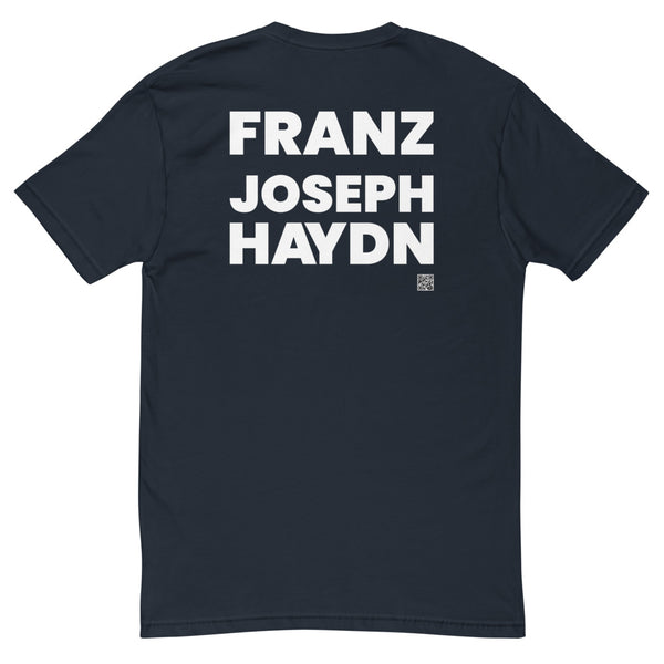 Franz Joseph Haydn - Tiny Text Portrait - Men's Short Sleeve T-shirt