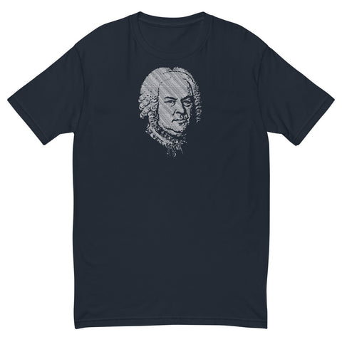 Johann Sebastian Bach - Tiny Text Portrait - Men's Short Sleeve T-shirt