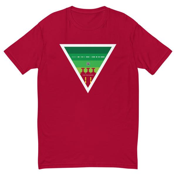 ICIH2P - Brass Valves - Green Triangle - Men's Short Sleeve T-shirt