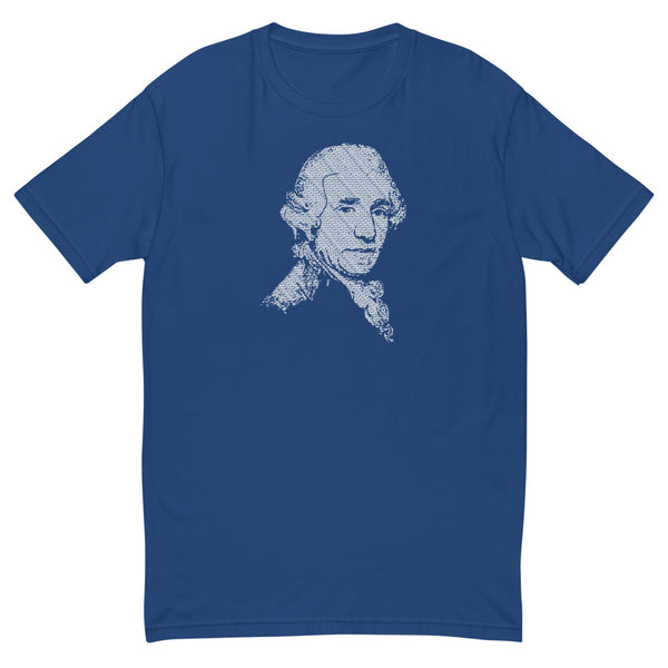 Franz Joseph Haydn - Tiny Text Portrait - Men's Short Sleeve T-shirt