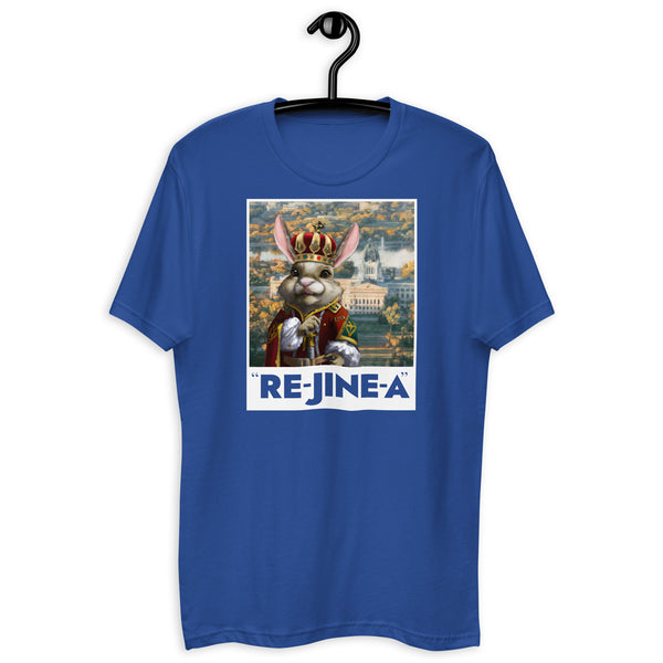 The Jackrabbit King of Re-jine-a - Men's Short Sleeve T-shirt