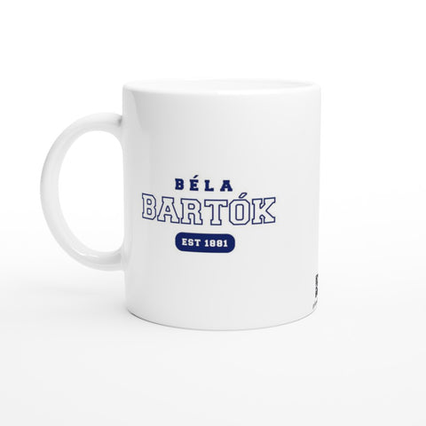 Béla Bartók - US College Style 11oz Mug - White