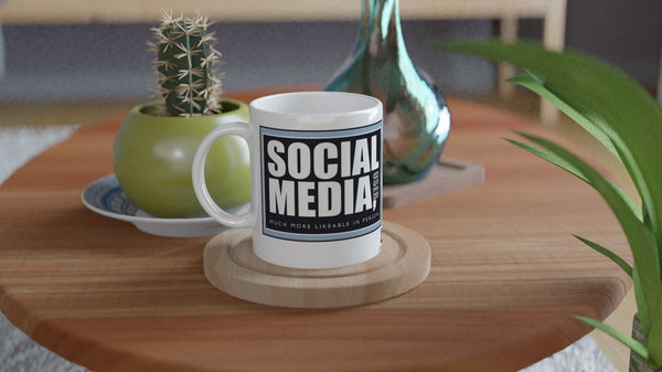 Social Media User - White 11oz Ceramic Mug