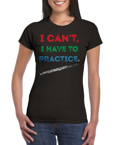 icantihavetopractice - flute - Womens Crewneck T-shirt