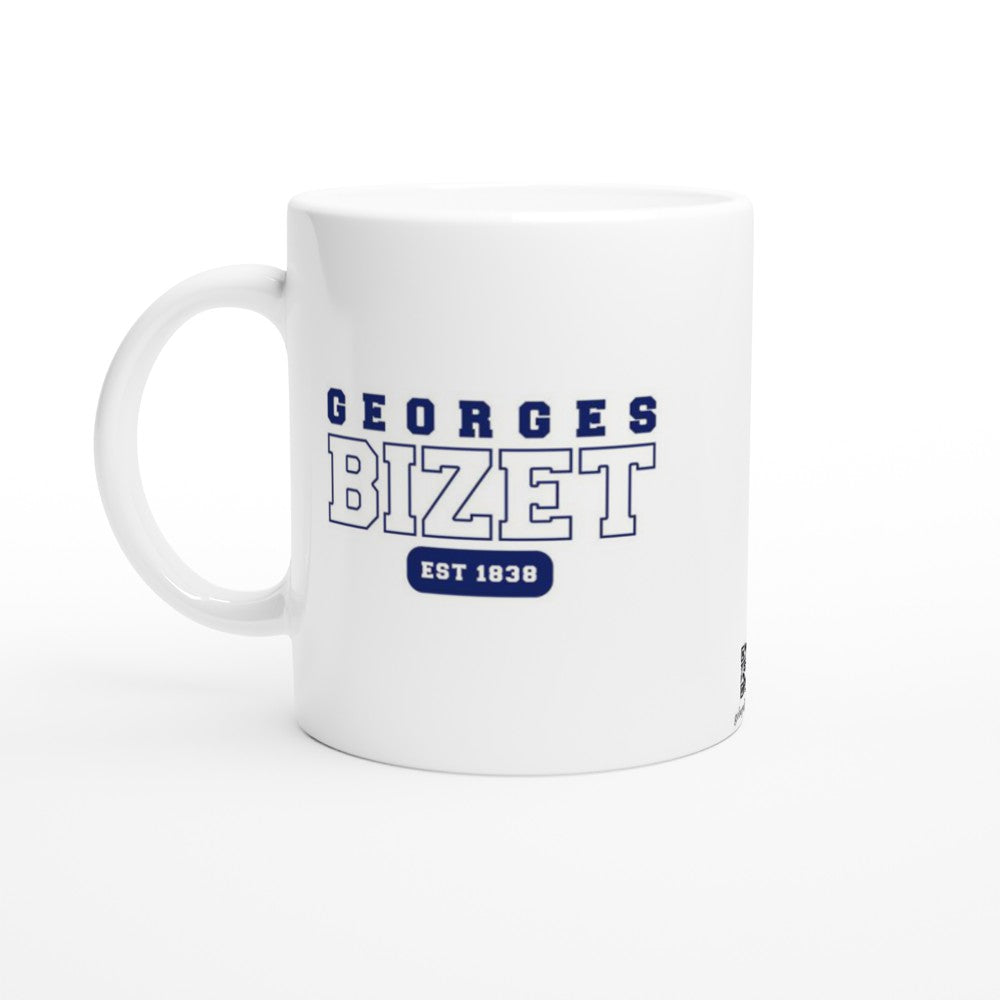 Georges Bizet - US College Style 11oz Mug - White