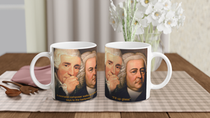 Haydn + Bach - Fill up glass White 11oz Mug