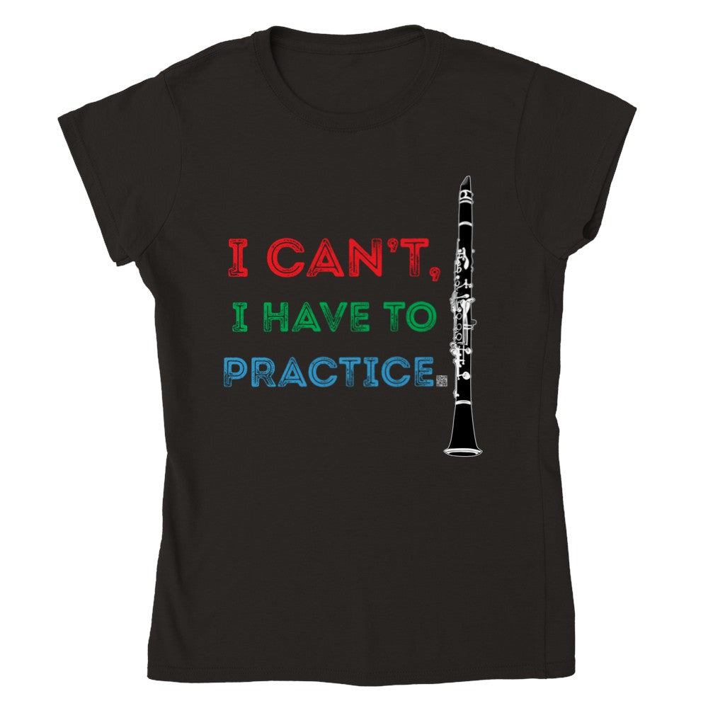 icantihavetopractice - clarinet - Womens Crewneck T-shirt
