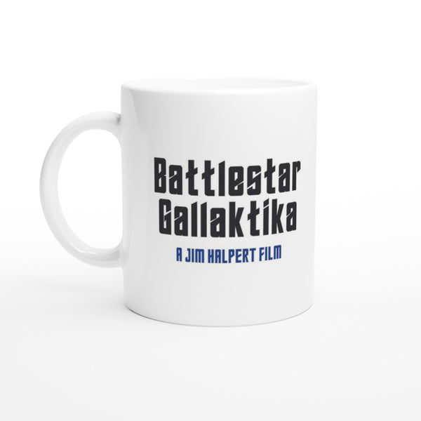 Jim Halpert's Battlestar Gallaktika - Font 1 - 11oz Ceramic Mug