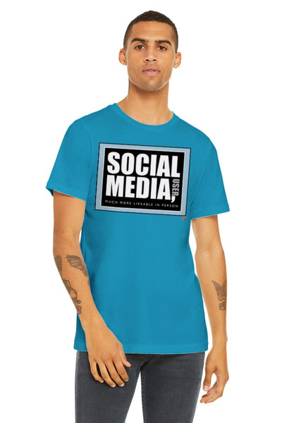 Social Media User - Premium Unisex Crewneck T-shirt