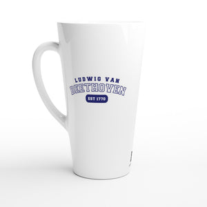 Ludwig van Beethoven - US College Style 17oz Mug - White