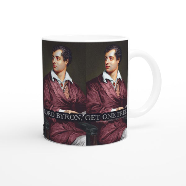 Lord Byron, Get One Free White 11oz Ceramic Mug