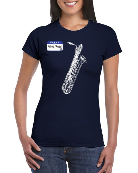 Anita Reed (Baritone Saxophone) - Womens Crewneck T-shirt