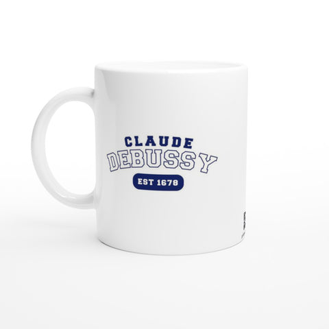 Claude Debussy - US College Style 11oz Mug - White