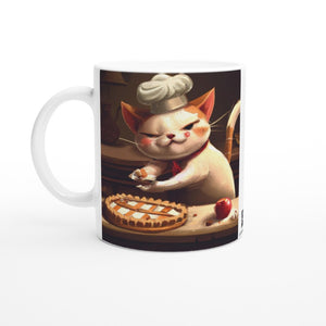 Kitten Chef 2 - White 11oz Ceramic Mug