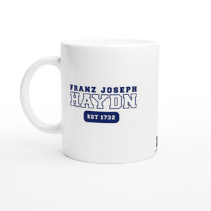 Franz Joseph Haydn - US College Style 11oz Mug - White