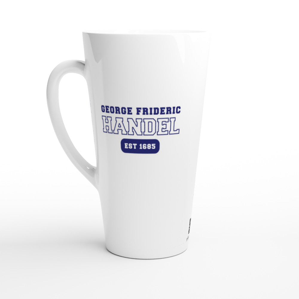 George Frideric Handel - US College Style 17oz Mug - White