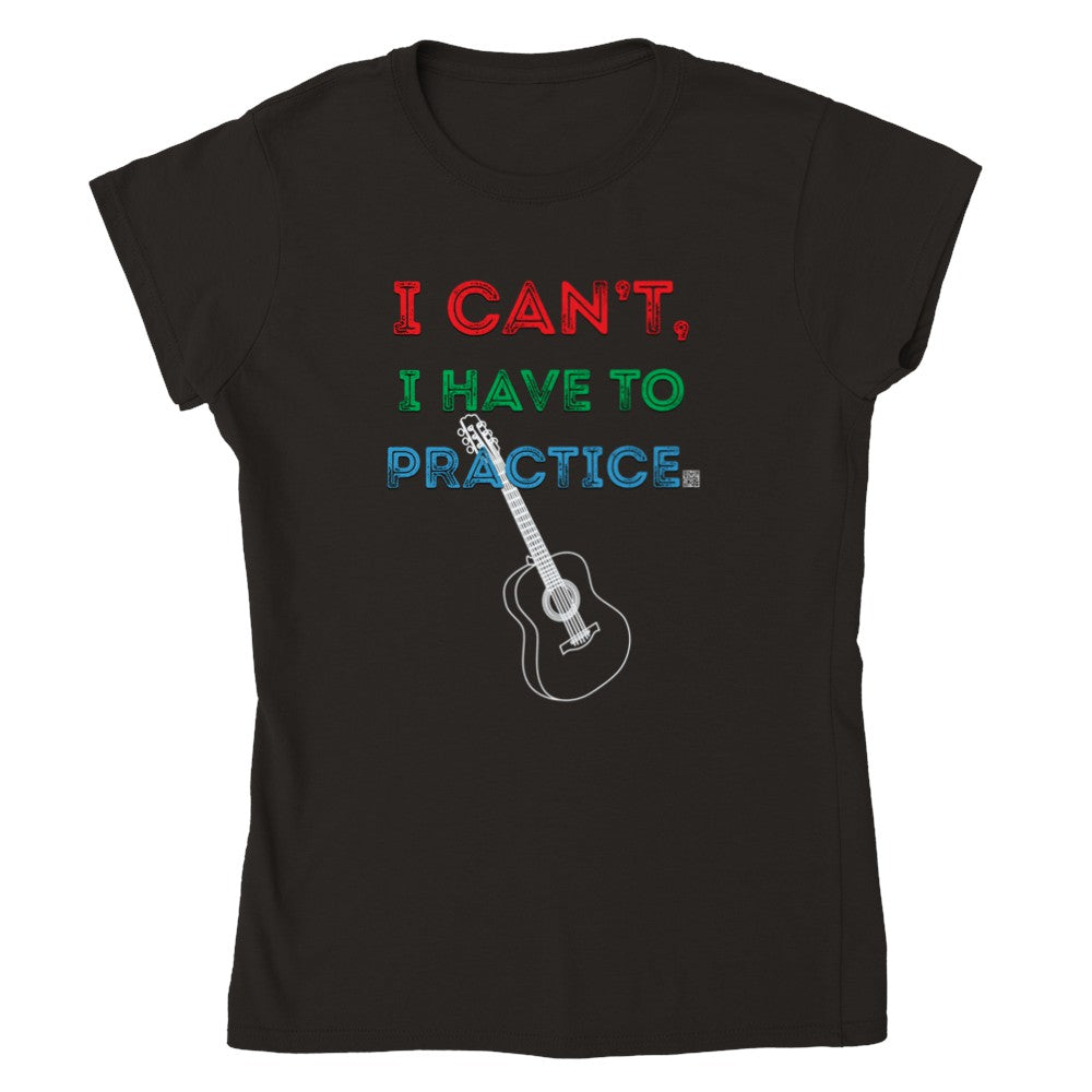 icantihavetopractice - guitar - Womens Crewneck T-shirt