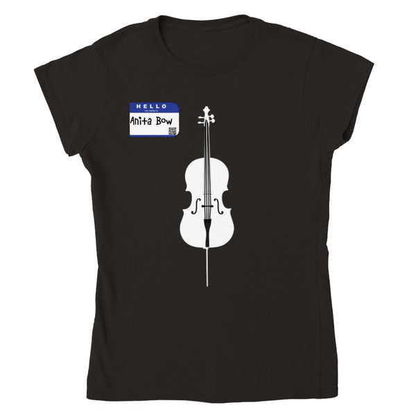 Anita Bow (Cello) - Womens Crewneck T-shirt