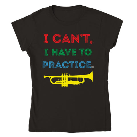icantihavetopractice - trumpet - Womens Crewneck T-shirt