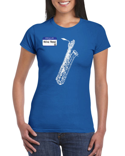 Anita Reed (Baritone Saxophone) - Womens Crewneck T-shirt