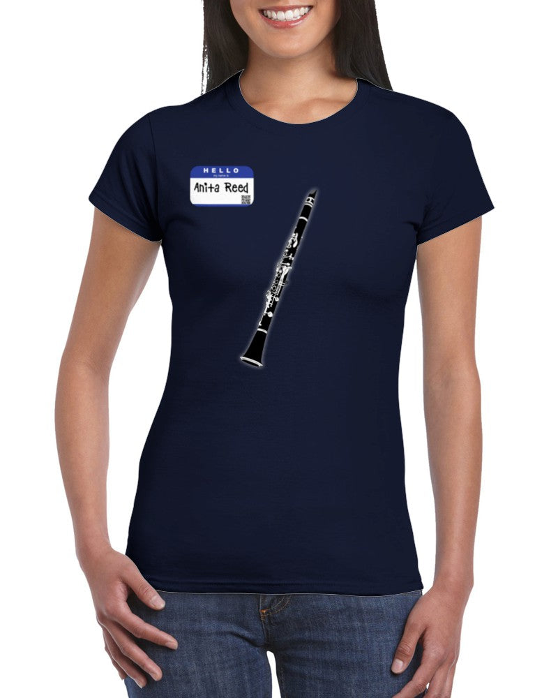 Anita Reed (Clarinet) - Womens Crewneck T-shirt