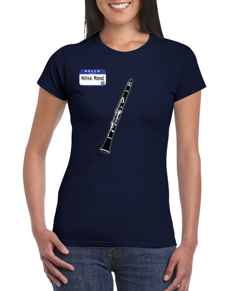 Anita Reed (Clarinet) - Womens Crewneck T-shirt