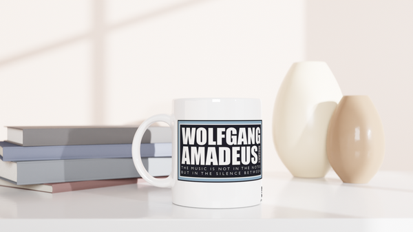 Wolfgang Amadeus Mozart - White 11oz Ceramic Mug