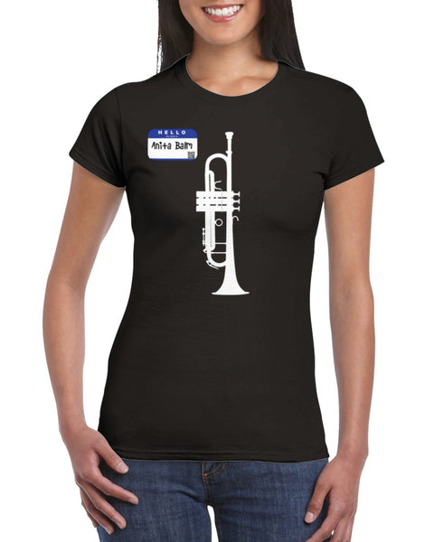 Anita Balm (Trumpet) - Womens Crewneck T-shirt
